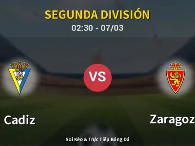 Kết Quả: Cadiz 0-1 Zaragoza – Highlight & Bàn Thắng | Segunda División