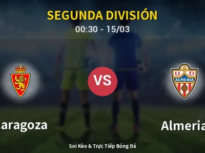 Kết Quả: Zaragoza 2-0 Almeria – Highlight & Bàn Thắng | Segunda División