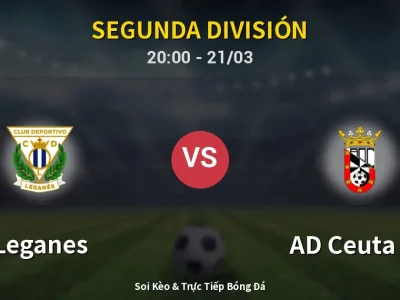 🔴 Trực Tiếp: Leganes 1-1 AD Ceuta FC – Link Xem Segunda División (Full HD)