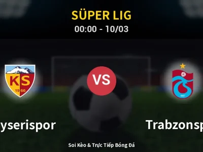 Kết Quả: Kayserispor 1-3 Trabzonspor – Highlight & Bàn Thắng | Süper Lig