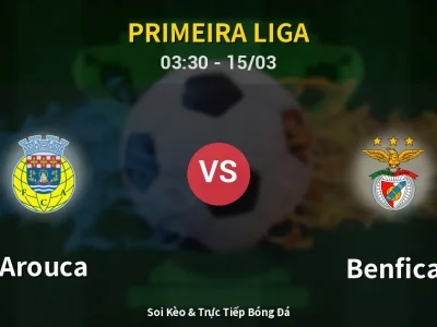 Kết Quả: Arouca 1-2 Benfica – Highlight & Bàn Thắng | Primeira Liga