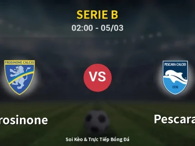 Kết Quả: Frosinone 2-2 Pescara – Highlight & Bàn Thắng | Serie B