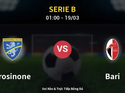 Kết Quả: Frosinone 2-1 Bari – Highlight & Bàn Thắng | Serie B