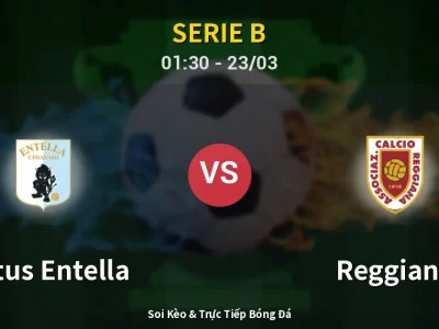 Kết Quả: Virtus Entella 3-0 Reggiana – Highlight & Bàn Thắng | Serie B
