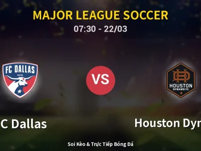 Kết Quả: FC Dallas 4-3 Houston Dynamo – Highlight & Bàn Thắng | Major League Soccer