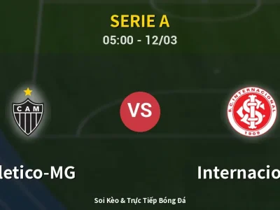 Kết Quả: Atletico-MG 1-0 Internacional – Highlight & Bàn Thắng | Serie A