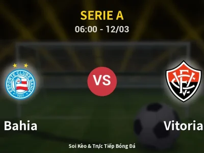 Kết Quả: Bahia 1-1 Vitoria – Highlight & Bàn Thắng | Serie A