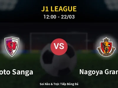 Kết Quả: Kyoto Sanga 1-1 Nagoya Grampus – Highlight & Bàn Thắng | J1 League