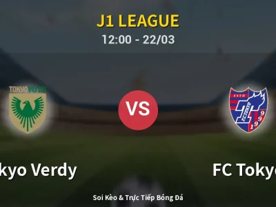 Kết Quả: Tokyo Verdy 0-0 FC Tokyo – Highlight & Bàn Thắng | J1 League
