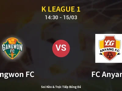 Kết Quả: Gangwon FC 1-1 FC Anyang – Highlight & Bàn Thắng | K League 1