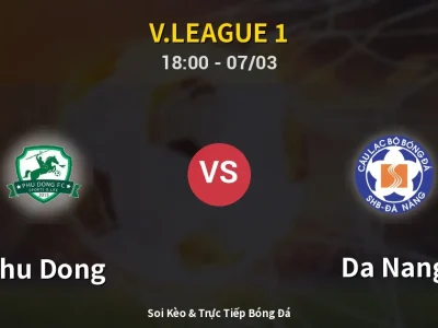 Kết Quả: Phu Dong 1-1 Da Nang – Highlight & Bàn Thắng | V.League 1
