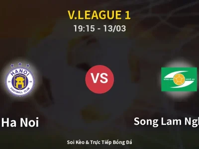 Kết Quả: Ha Noi 3-0 Song Lam Nghe An – Highlight & Bàn Thắng | V.League 1