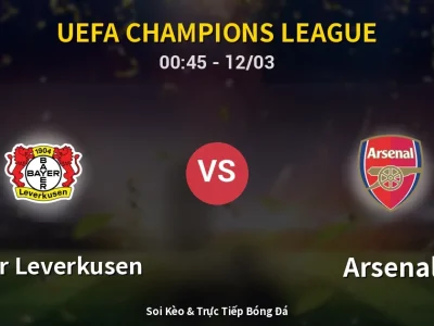 Kết Quả: Bayer Leverkusen 1-1 Arsenal – Highlight & Bàn Thắng | UEFA Champions League