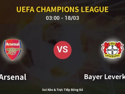 Kết Quả: Arsenal 2-0 Bayer Leverkusen – Highlight & Bàn Thắng | UEFA Champions League