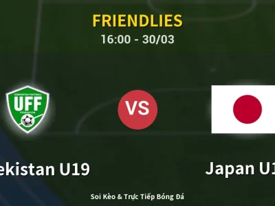 Kết Quả: Uzbekistan U19 0-0 Japan U19 – Highlight & Bàn Thắng | Friendlies