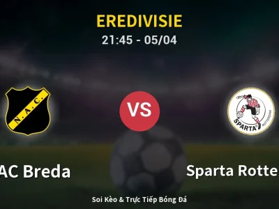 Soi Kèo NAC Breda vs Sparta Rotterdam – 21:45 05/04 | Nhận Định, Dự Đoán Tỷ Số