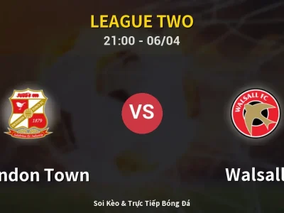 Soi Kèo Swindon Town vs Walsall – 21:00 06/04 | Nhận Định, Dự Đoán Tỷ Số