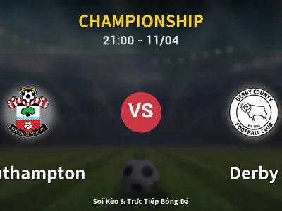 Soi Kèo Southampton vs Derby – 21:00 11/04 | Nhận Định, Dự Đoán Tỷ Số