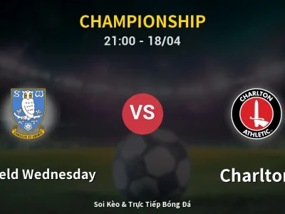 Soi Kèo Sheffield Wednesday vs Charlton – 21:00 18/04 | Nhận Định, Dự Đoán Tỷ Số