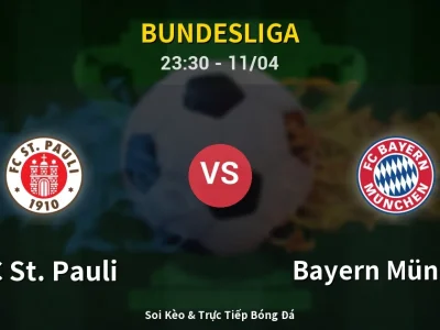 Soi Kèo FC St. Pauli vs Bayern München – 23:30 11/04 | Nhận Định, Dự Đoán Tỷ Số