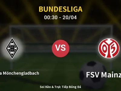 Kết Quả: Borussia Mönchengladbach 1-1 FSV Mainz 05 – Highlight & Bàn Thắng | Bundesliga