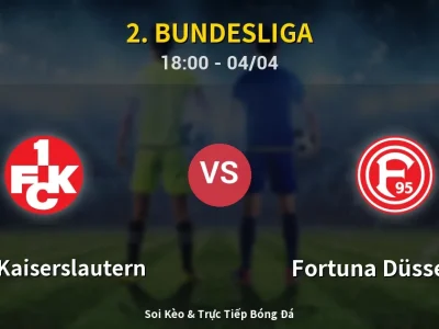 Soi Kèo 1. FC Kaiserslautern vs Fortuna Düsseldorf – 18:00 04/04 | Nhận Định, Dự Đoán Tỷ Số