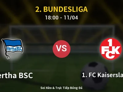 Soi Kèo Hertha BSC vs 1. FC Kaiserslautern – 18:00 11/04 | Nhận Định, Dự Đoán Tỷ Số