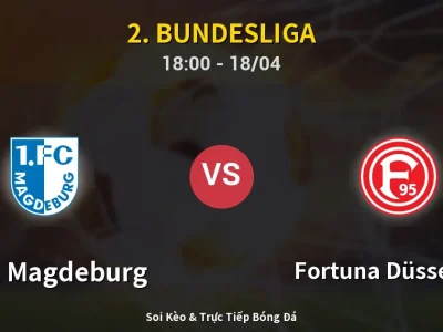 Soi Kèo 1. FC Magdeburg vs Fortuna Düsseldorf – 18:00 18/04 | Nhận Định, Dự Đoán Tỷ Số