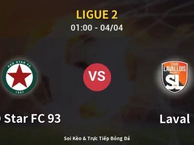 Kết Quả: RED Star FC 93 0-0 Laval – Highlight & Bàn Thắng | Ligue 2