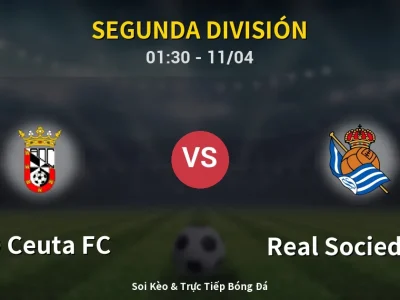 🔴 Trực Tiếp: AD Ceuta FC 0-0 Real Sociedad II – Link Xem Segunda División (Full HD)