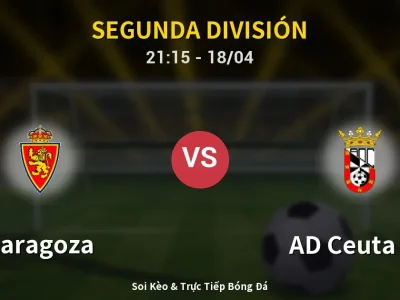 Soi Kèo Zaragoza vs AD Ceuta FC – 21:15 18/04 | Nhận Định, Dự Đoán Tỷ Số