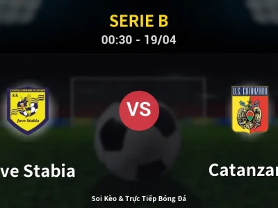 Kết Quả: Juve Stabia 1-1 Catanzaro – Highlight & Bàn Thắng | Serie B