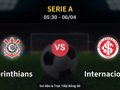 Kết Quả: Corinthians 0-1 Internacional – Highlight & Bàn Thắng | Serie A