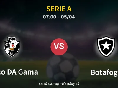 Kết Quả: Vasco DA Gama 1-2 Botafogo – Highlight & Bàn Thắng | Serie A