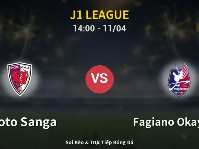 Soi Kèo Kyoto Sanga vs Fagiano Okayama – 14:00 11/04 | Nhận Định, Dự Đoán Tỷ Số