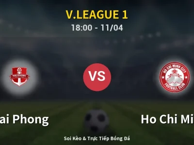 Soi Kèo Hai Phong vs Ho Chi Minh – 18:00 11/04 | Nhận Định, Dự Đoán Tỷ Số