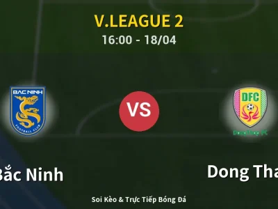 Soi Kèo Bắc Ninh vs Dong Thap – 16:00 18/04 | Nhận Định, Dự Đoán Tỷ Số