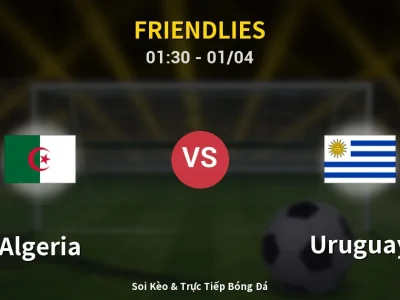 Kết Quả: Algeria 0-0 Uruguay – Highlight & Bàn Thắng | Friendlies