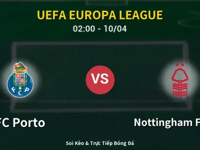 Kết Quả: FC Porto 1-1 Nottingham Forest – Highlight & Bàn Thắng | UEFA Europa League