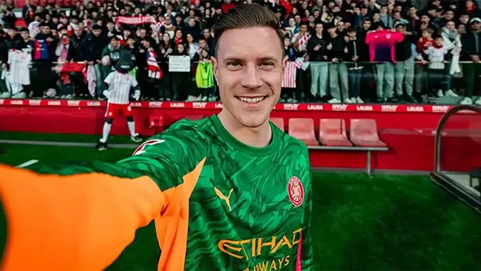 Ter Stegen đã sang Girona theo dạng mượn