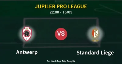 Antwerp vs Standard Liege 15/03