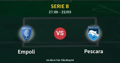 Empoli vs Pescara 22/03
