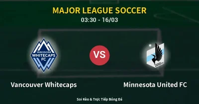 Vancouver Whitecaps vs Minnesota United FC 16/03