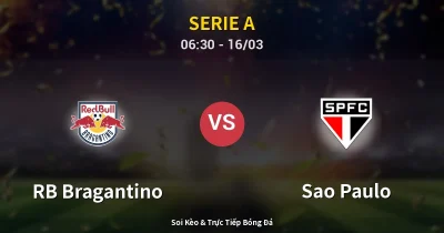 RB Bragantino vs Sao Paulo 16/03
