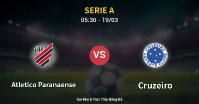 Atletico Paranaense vs Cruzeiro 19/03