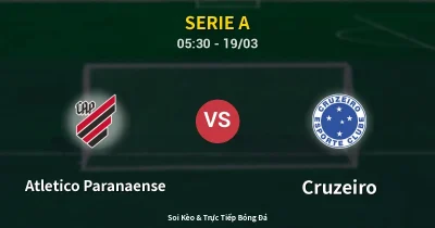 Atletico Paranaense vs Cruzeiro 19/03
