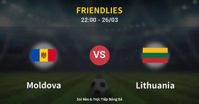 Moldova vs Lithuania 26/03