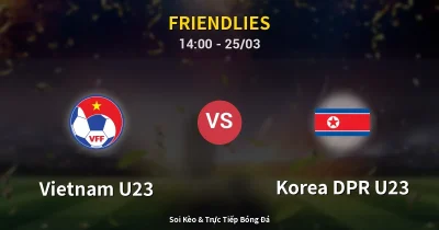Vietnam U23 vs Korea DPR U23 25/03
