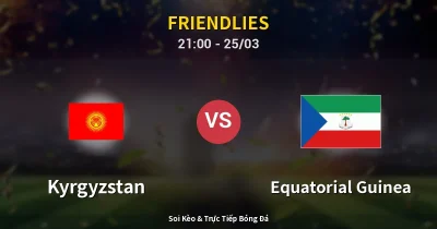 Kyrgyzstan vs Equatorial Guinea 25/03