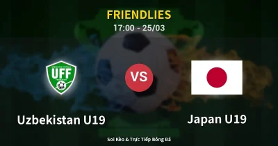 Uzbekistan U19 vs Japan U19 25/03